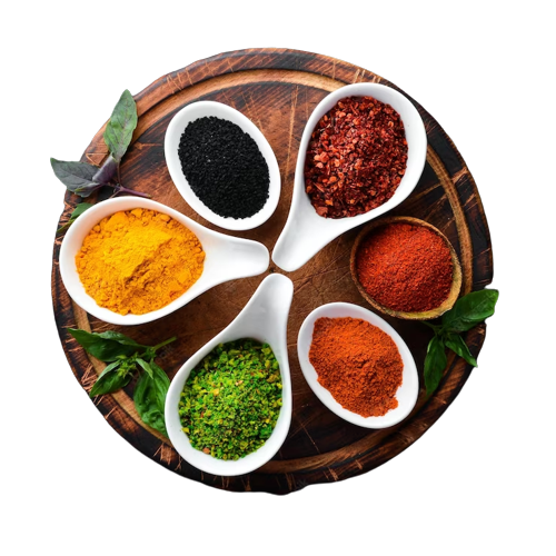 Assorted spices